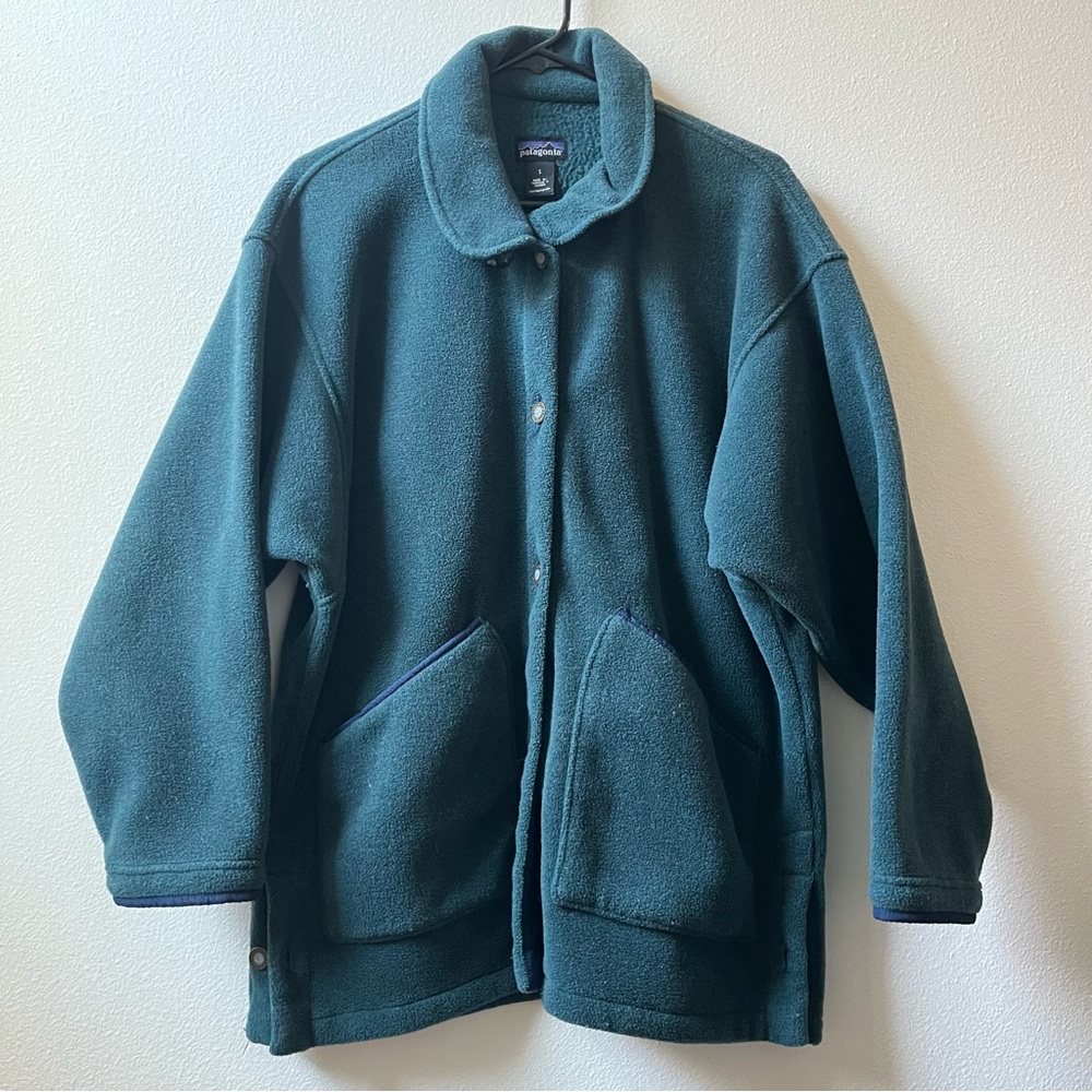 Vintage 90s Patagonia Synchilla Shearling Coat